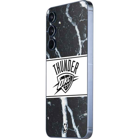 NBA Oklahoma City Thunder Marble Galaxy A55 5G Skin